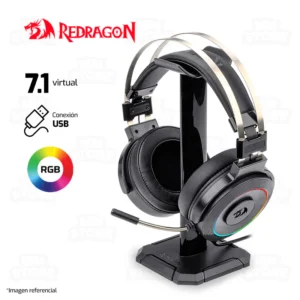 AURICULARES REDRAGON H320W-RGB LAMIA 2 CON MICROFONO